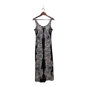 Glamour Women's Dress Sleeveless Black and White Size 10 Knee Length